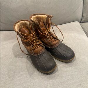 LL bean Sherling duck boots